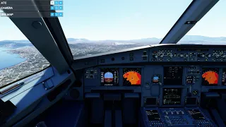 LGAV Landing A320neo , FS2020