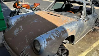 Barn find 1968 porsche comes home!!!