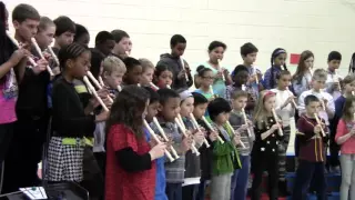 Woodland Elementary 4th Grade Recorder Showcase, March 3, 2016