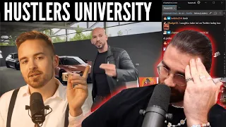 Hasanabi REACTS to Coffeezilla's Andrew Tate Hustlers University SCAM Report