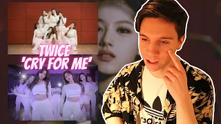DANCER REACTS TO TWICE | 'CRY FOR ME' Choreography - 1 & 2