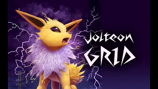 Jolteon Grid - Speed Painting Time-Lapse