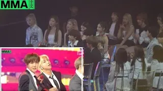 ITZY, TXT, MAMAMOO Reaction to BTS Boy With Luv MMA 2019