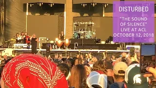 Disturbed "The Sound of Silence" live at Austin City Limits - 10/12/18