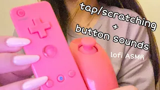 ASMR | tap/scratching Wii controllers + button sounds | -no talking-