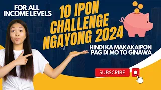 Ipon Challenge This 2024 Gawin Mo ito Para Malaki Maipon Mo #money #save #millionaire