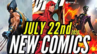 NEW COMIC BOOKS RELEASING JULY 22nd 2020 MARVEL COMICS & DC COMICS PREVIEWS COMING OUT THIS WEEK