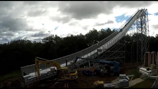 PROGRESS ON THE NEW PINE MOUNTAIN SKI JUMP! | Jason Asselin