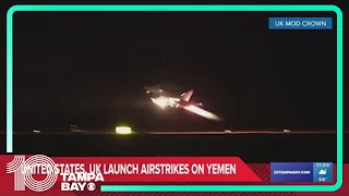 US, British militaries launch massive retaliatory strike against Iranian-backed Houthis in Yemen