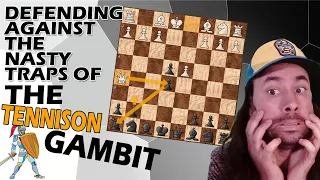 Defend The DANGEROUS Tennison Gambit AS BLACK (Reti or Scandinavian Opening)