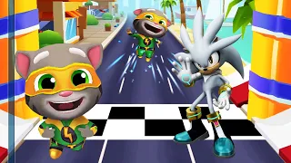 Super Tom Vs Silver – Talking Tom Gold Run Vs Sonic Forces