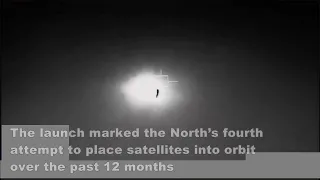 South Korea released rare video of North’s failed satellite launch