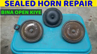 How to repair horn | sealed horn repairing | how to repair motorcycle horn