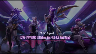 [8D MUSIC] K/DA - POP/STARS (ft Madison Beer, (G)I-DLE, Jaira Burns) // PAN April