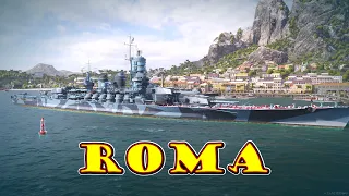 Meet The Roma! Tier 7 Italian Battleship (World of Warships Legends Xbox One X) 4k