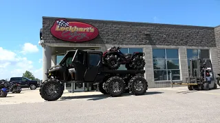 Canam Defender 2020 2021 Limited MASSIVE 6x6 swap is the biggest CUSTOM SXS in CANADA