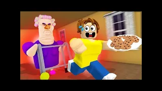 Grumpy Gran roblox gameplay (SCARY OBBY) Escape Hard Mode