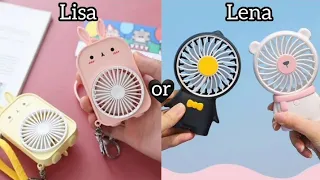 Lisa or Lena [CUTE STUFF] (would u rather)