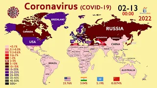 The Complete History of Coronavirus (Infection Rate %)