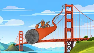 Die Innovationen beim Bau der Golden Gate Bridge!