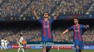 PES 2017 PC Gameplay| Barcelona vs Real Madrid |El Clasico| 60 FPS HD