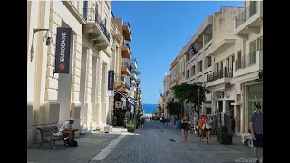 Walking Tour in Heraklion for Shopping, Particularly in the Old Town is a Great Pastime. Video 1