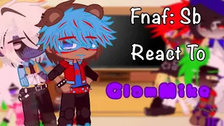 Fnaf: Sb React To GlamMike | Security Breach | GlamMike Au￼