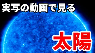 太陽に生える草むら？実写動画で見る太陽の不思議【JST 午後正午】