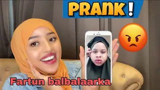 PRANK FARTUN BALBALAARKA kusameeyi qeylo iyo calaacal😱