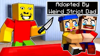 Jeffy Is Adopted By WEIRD STRICT DAD in Minecraft!