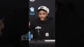 The story behind Mikal Bridges’ three-point celebration