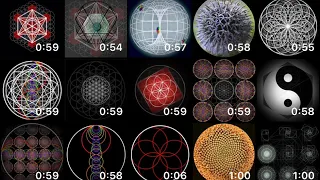 108 Sacred Geometry Animations, by Quentin Carpenter Natureofflowers