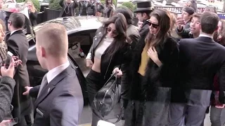 EXCLUSIVE - Kendall Jenner swarmed by her fans in Paris