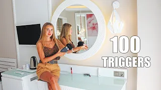 ASMR 100 TRIGGERS Bedroom & BATHROOM Hotel | АСМР 100 ТРИГГЕРОВ за 10 минут в отеле 100% УСНЕШЬ