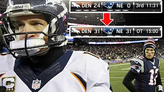 Brady vs Manning EPIC 24-0 Comeback! | "Greatest Game Ever"