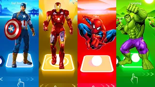 Telis Hop EDM & Phonk Rush -  Capitan America vs Iron man vs Spiderman vs Hulk