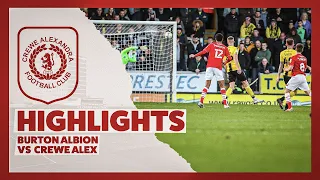 21-22 HIGHLIGHTS | Burton Albion 4-1 Crewe Alexandra