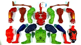 Merakit Mainan Hulk Smash, Hulk Buster, Siren Head, Spider-Man Avengers Superhero Toys