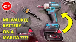 🔋BATTERY ADAPTERS: ⚡️MILWAUKEE M18 Battery on MAKITA POWER TOOLS?