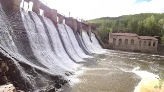 ГЭС "Пороги". р.Ай. Сухие водопады