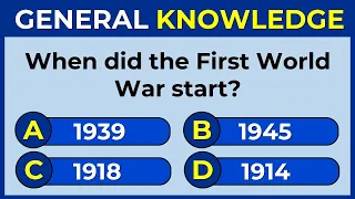 How Good is Your General Knowledge? 50 General Knowledge Questions #challenge 2