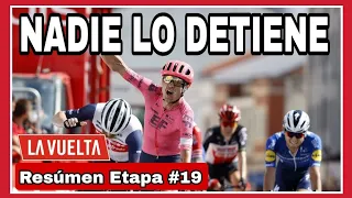 RESÚMEN Etapa 19 🇪🇦 Vuelta a España 2021 🇪🇦 La Tercera de Magnus Cort Nielsen