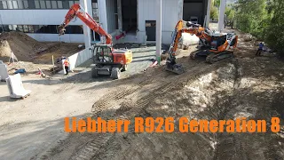 Liebherr R926 Generation 8 Trailer - Erster Einsatz in Glinde
