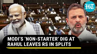 ‘Congress’ Yuvraj Neither Launches Nor’: PM Modi’s Jibe At Rahul Gandhi In Rajya Sabha | Watch