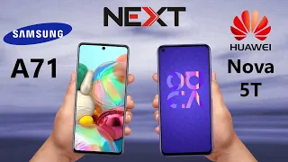 Samsung A71 vs Huawei Nova 5T