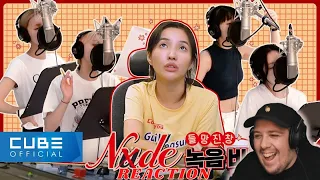 Reaction To (G)I-DLE - 'Nxde' Recording Behind