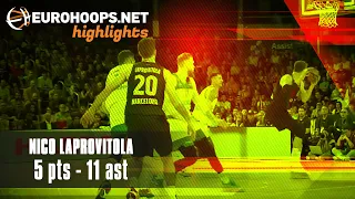 Nico Laprovittola (5 points, career-high 11 assists) 🎯 FC Barcelona - Zalgiris Kaunas 89-81 (Game 2)