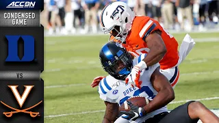 Duke vs. Virginia Condensed Game | ACC Football 2019-20