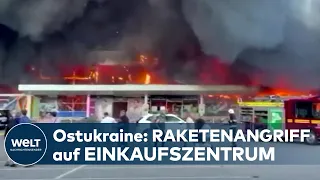 Mehrere TOTE bei RAKETENANGRIFF auf Einkaufszentrum in der OSTUKRAINE | UKRAINE-KRIEG Eilmeldung