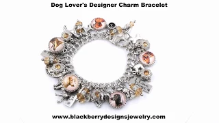 Dog Lovers Designer Charm Bracelet